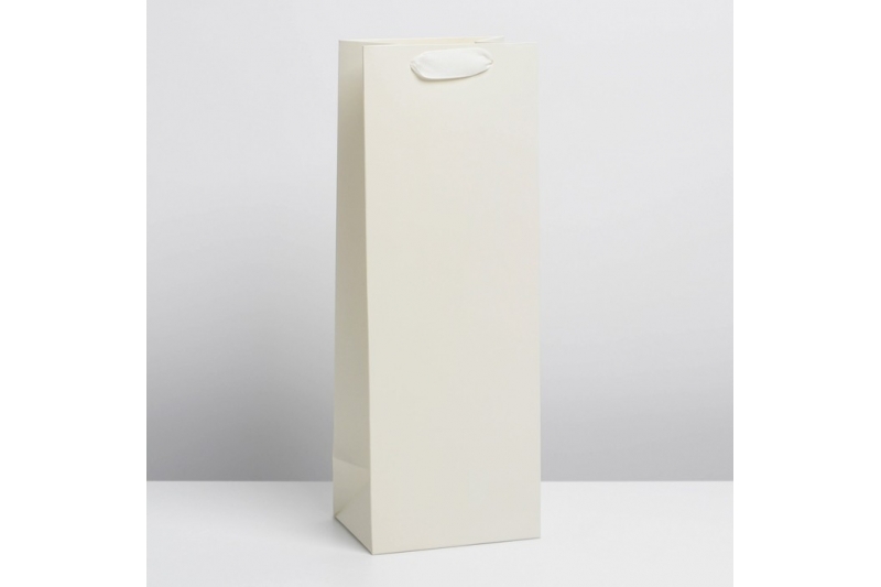 Пакет под бутылку «Молочный», 13 x 36 x 10 см